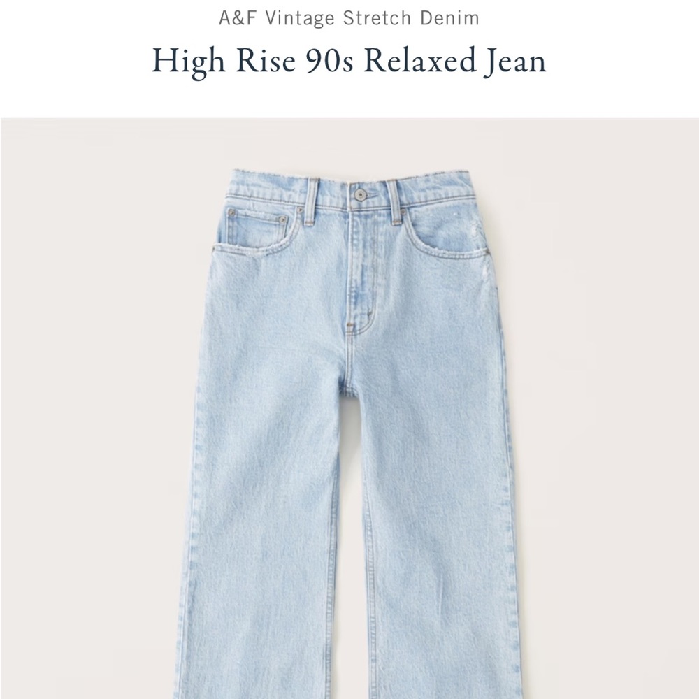 Abercrombie - High Rise 90’s Relaxed Jean